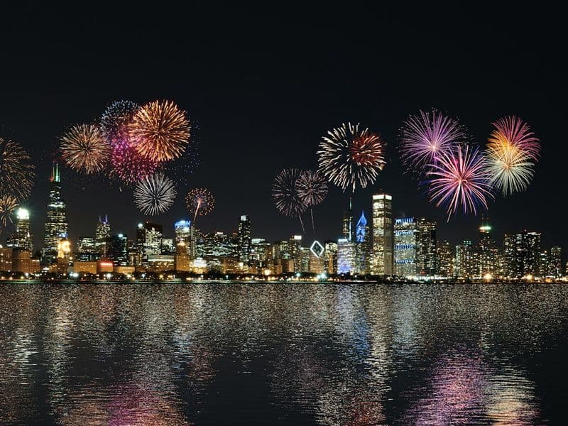 Fireworks To Start the Year in Chicago